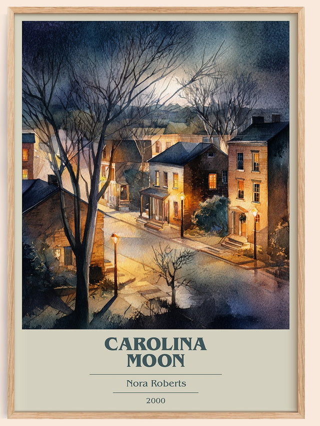Carolina Moon Book Cover Poster by Nora Roberts
