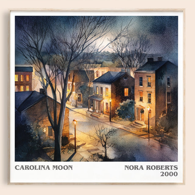Carolina Moon Literary Art Print by Nora Roberts