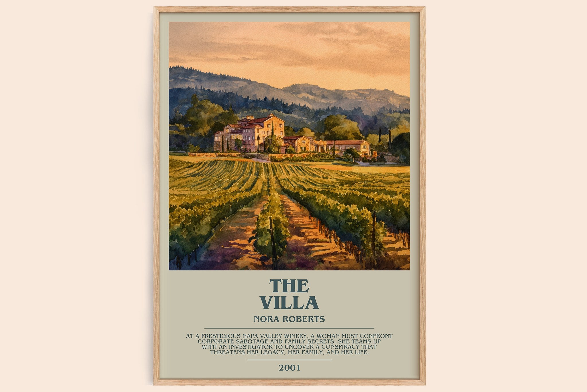The Villa Bookish Wall Art by Nora Roberts