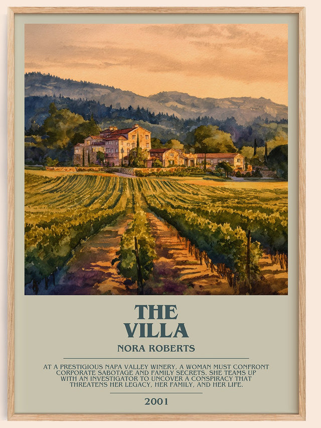 The Villa Bookish Wall Art by Nora Roberts