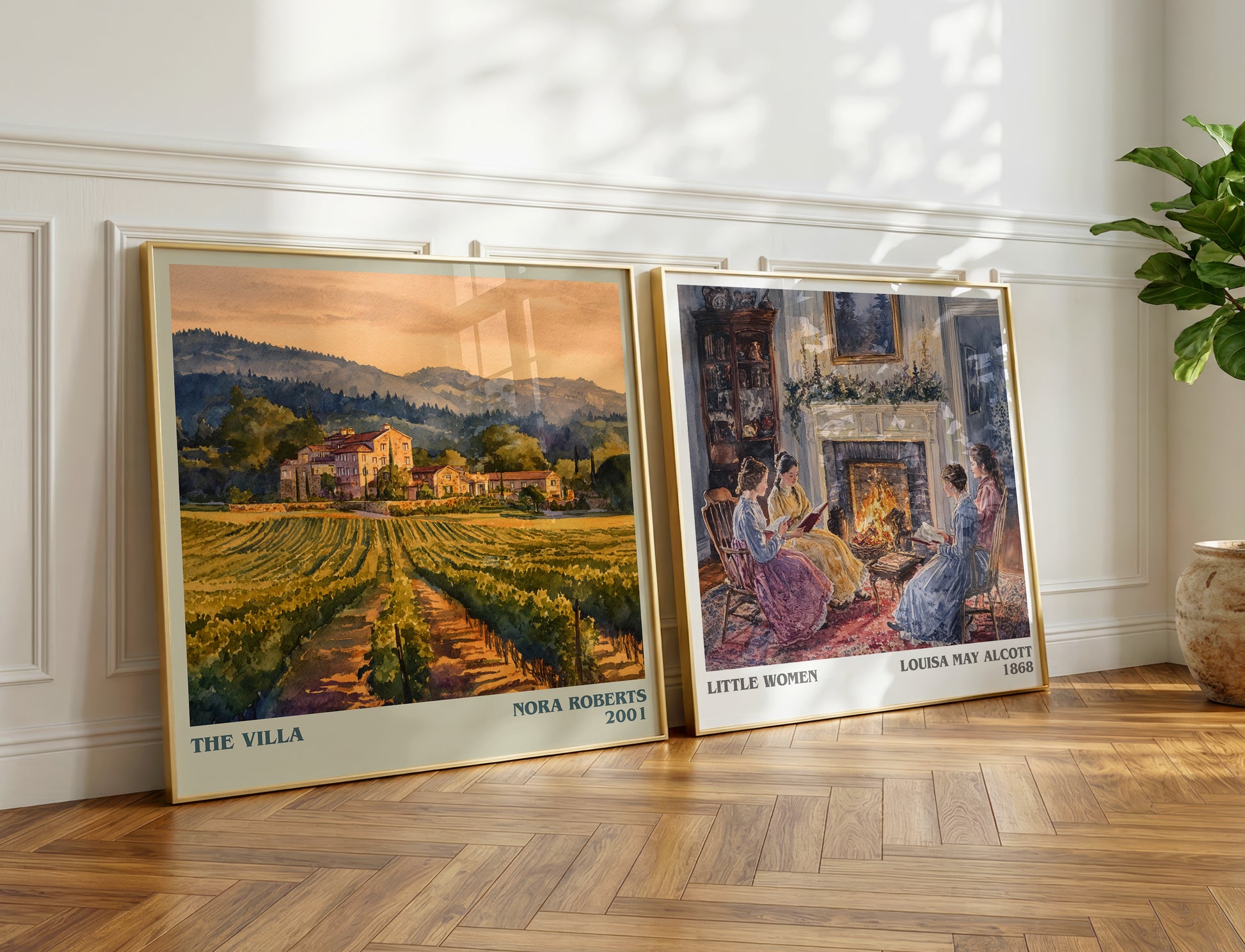 The Villa book poster packaging – museum-quality print rolled in protective tube