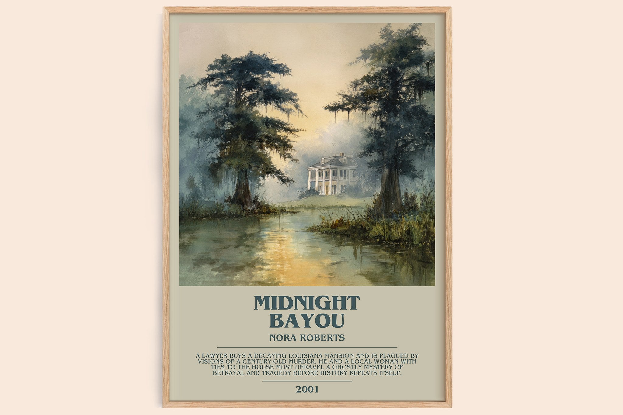 Midnight Bayou Bookish Wall Art by Nora Roberts
