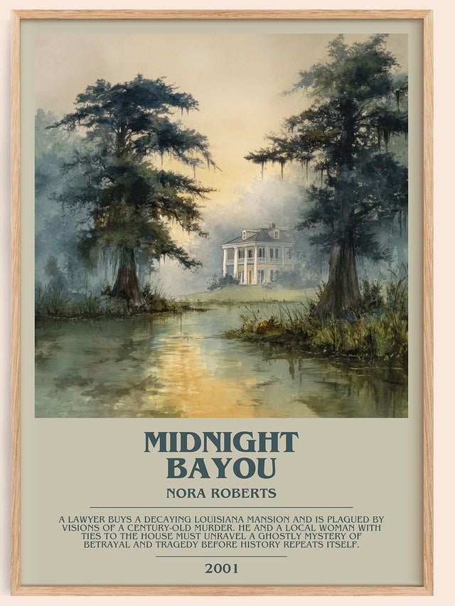 Midnight Bayou Bookish Wall Art by Nora Roberts