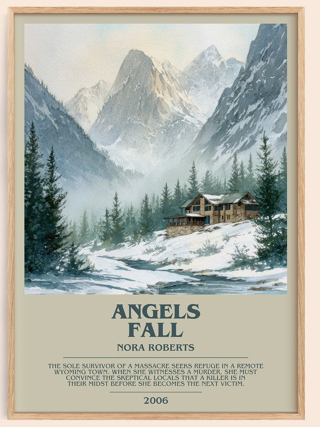 Angels Fall Bookish Wall Art by Nora Roberts