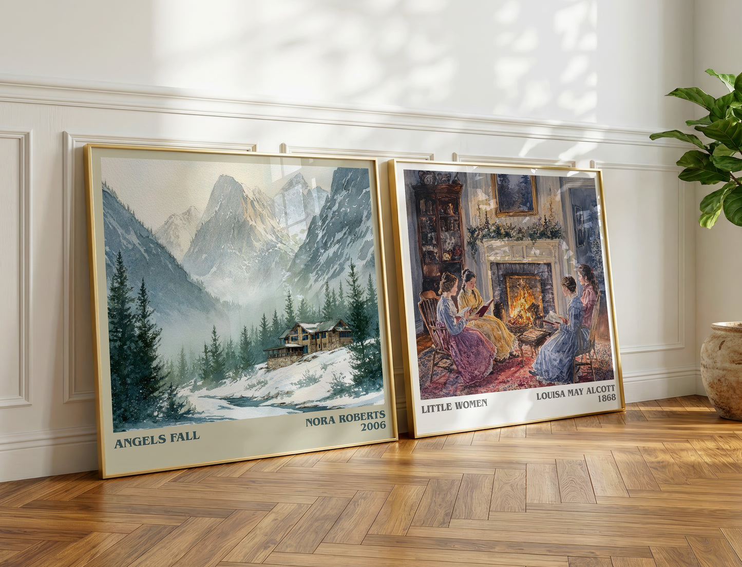 Angels Fall book poster packaging – museum-quality print rolled in protective tube