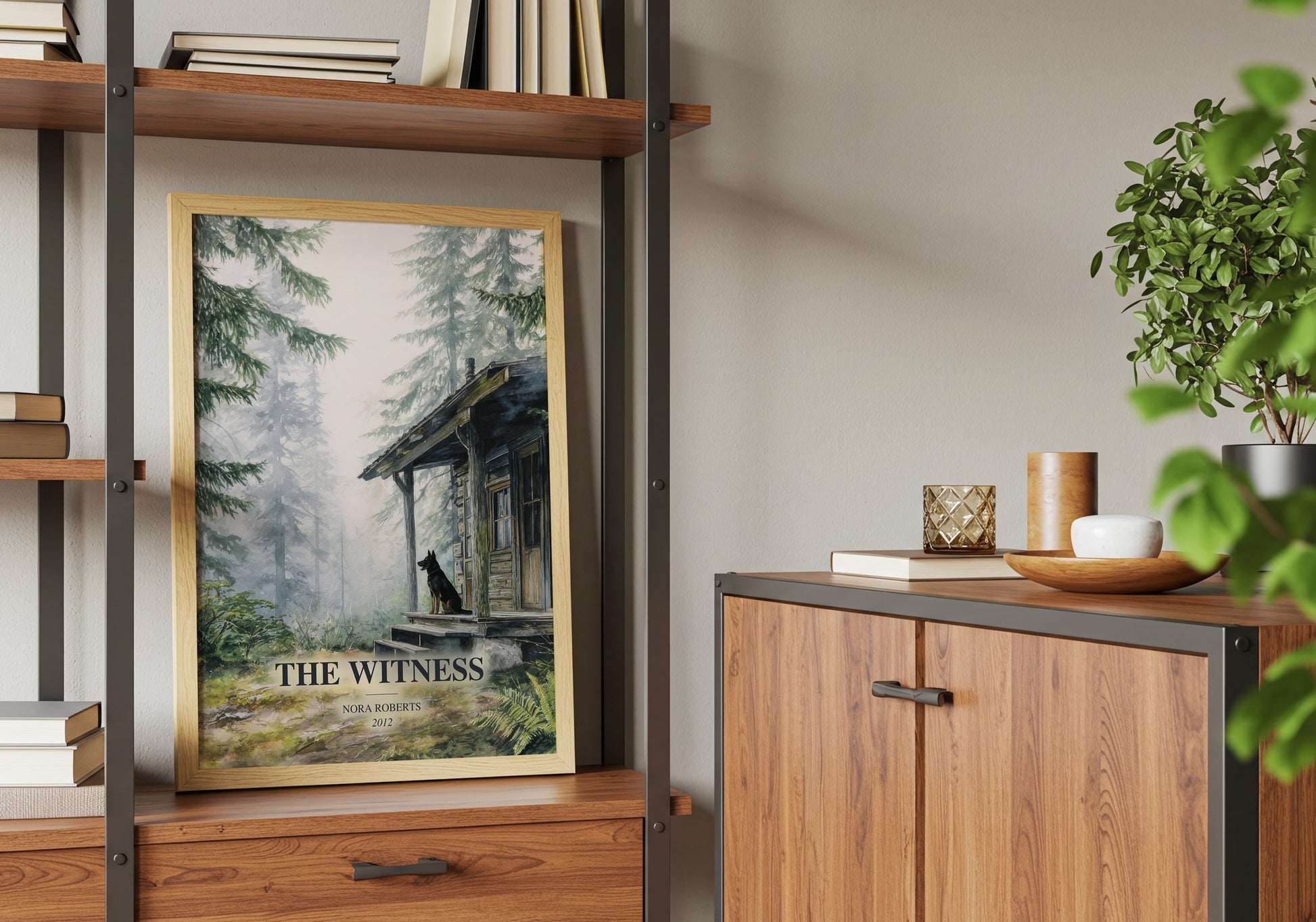 The Witness book watercolour illustration paper finish options – matte satin gloss