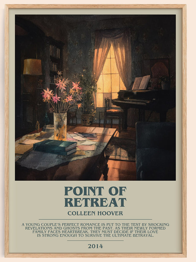 Point Of Retreat Bookish Wall Art by Colleen Hoover