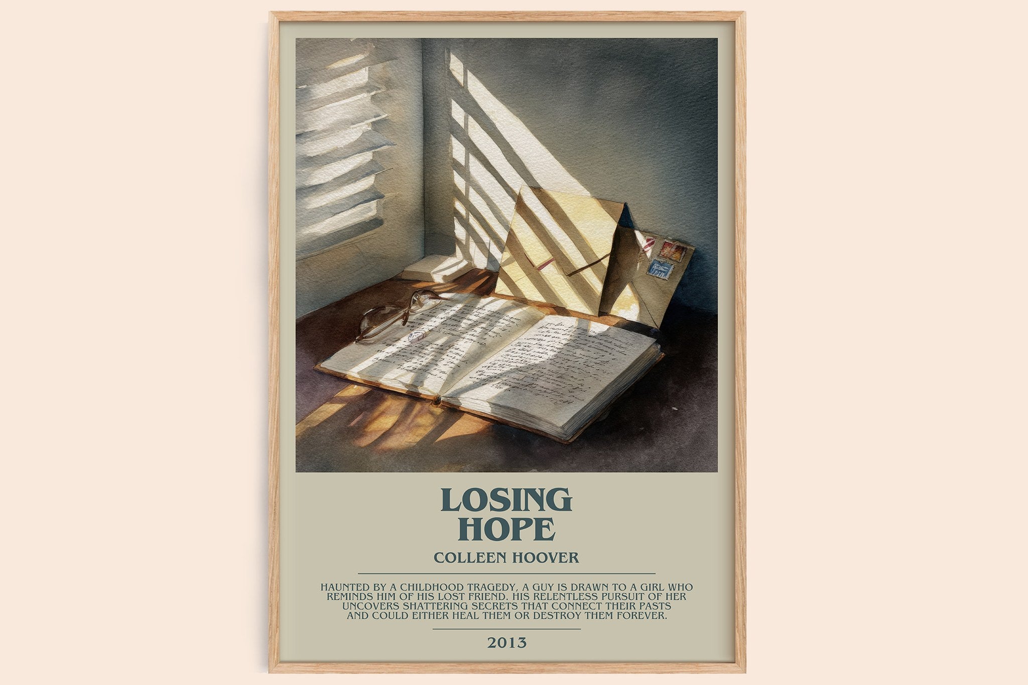 Losing Hope Bookish Wall Art by Colleen Hoover