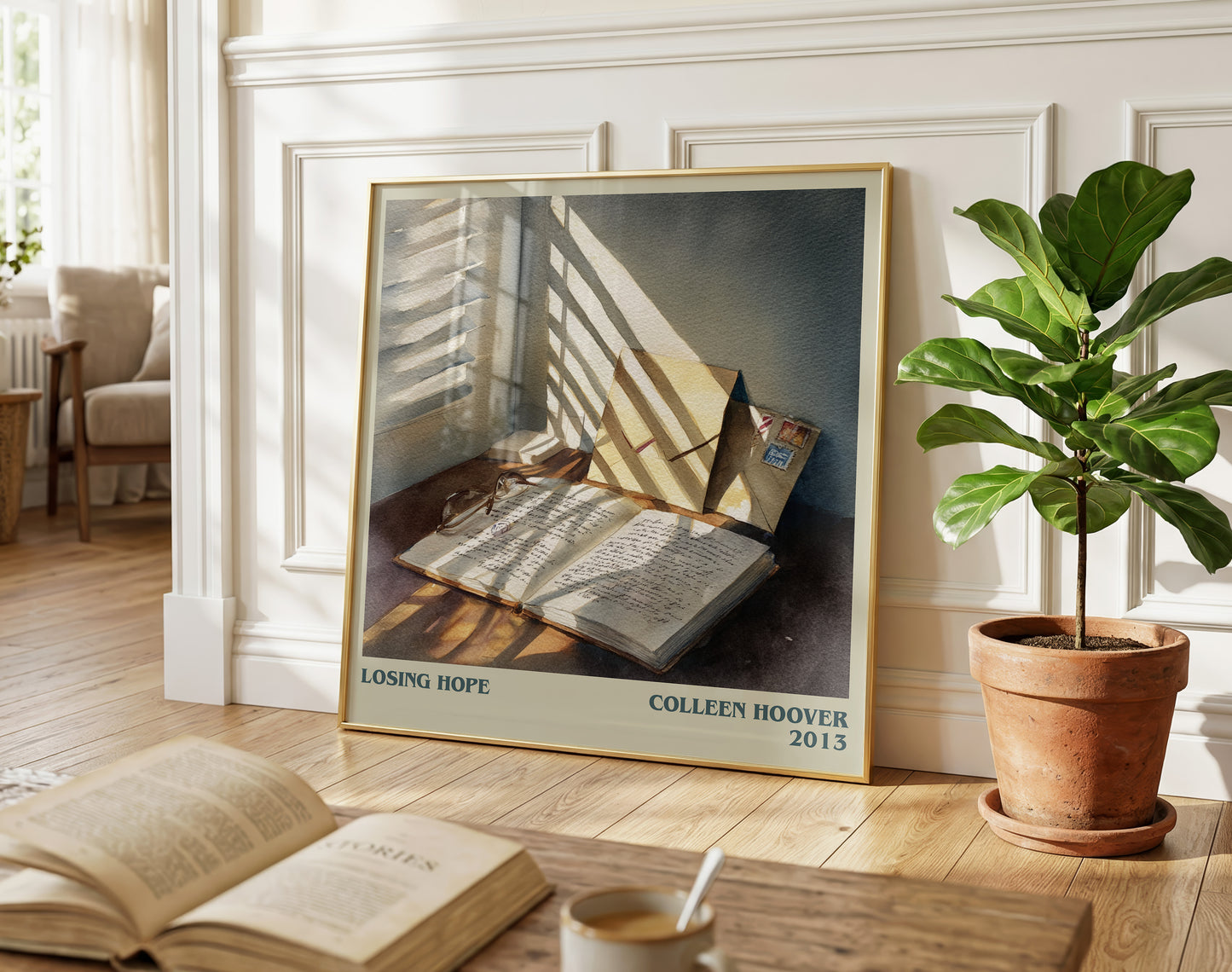 Losing Hope literary poster paired in gallery wall – literary art prints