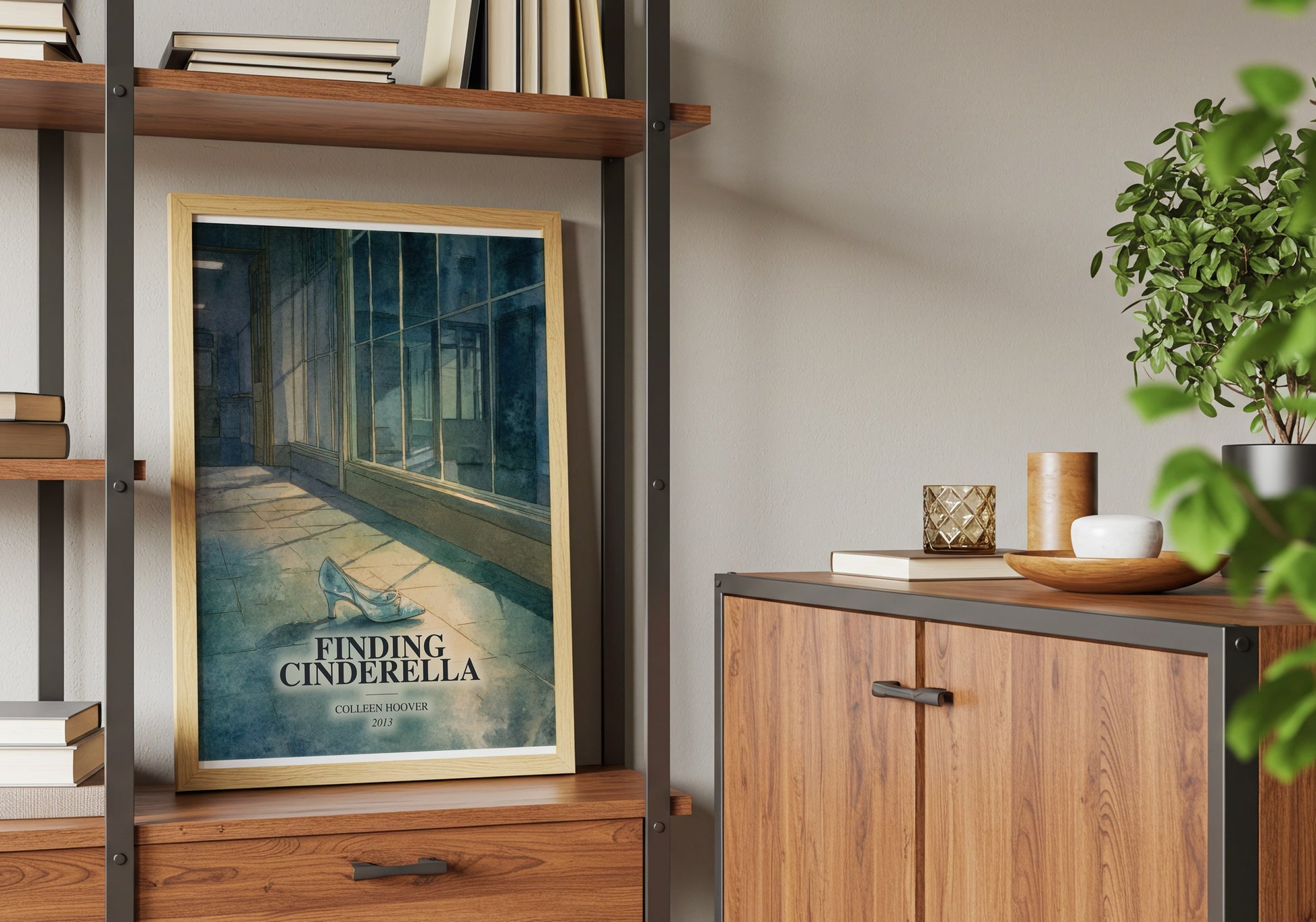 Finding Cinderella book watercolour illustration paper finish options – matte satin gloss