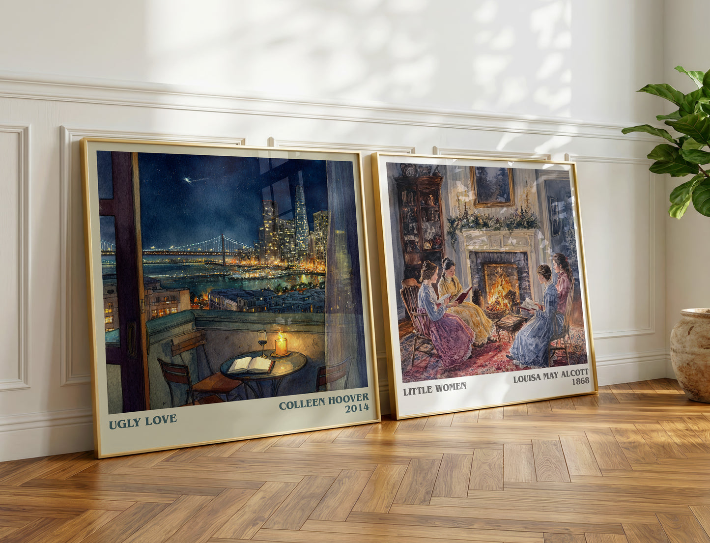 Ugly Love book poster packaging – museum-quality print rolled in protective tube
