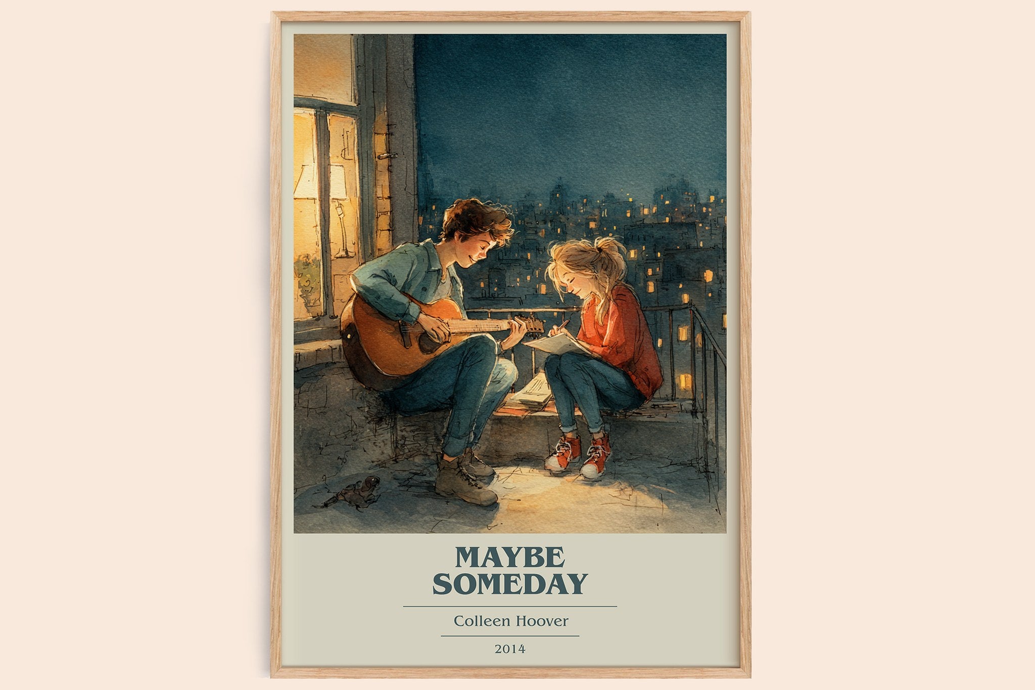 Maybe Someday Book Cover Poster by Colleen Hoover