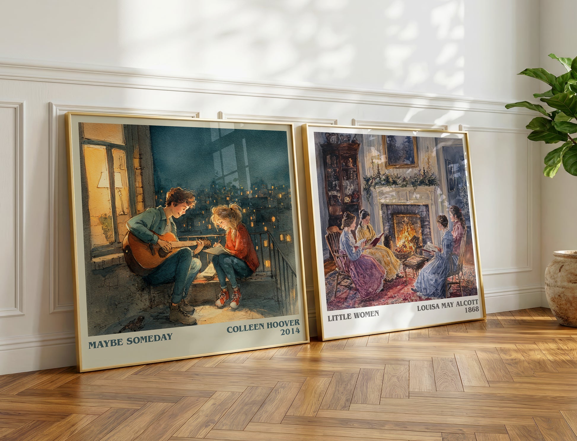 Maybe Someday book poster packaging – museum-quality print rolled in protective tube