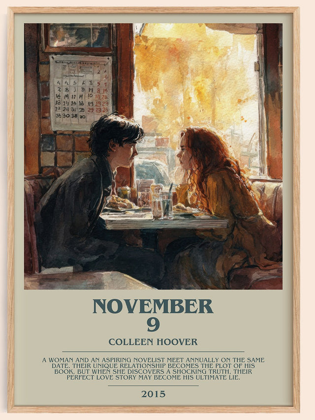 November 9 Bookish Wall Art by Colleen Hoover