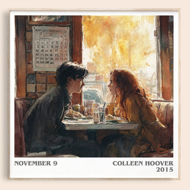 November 9 Literary Art Print by Colleen Hoover