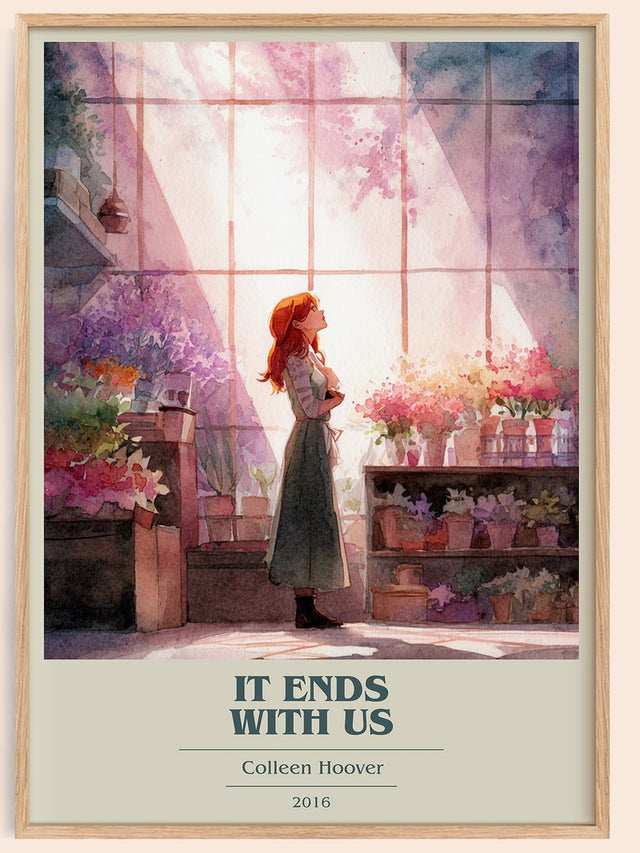 It Ends with Us Book Cover Poster by Colleen Hoover