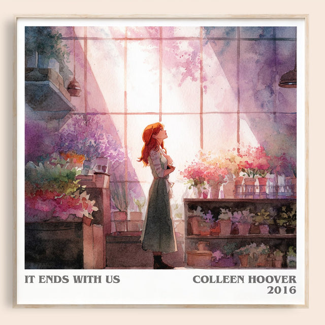 It Ends with Us Literary Art Print by Colleen Hoover
