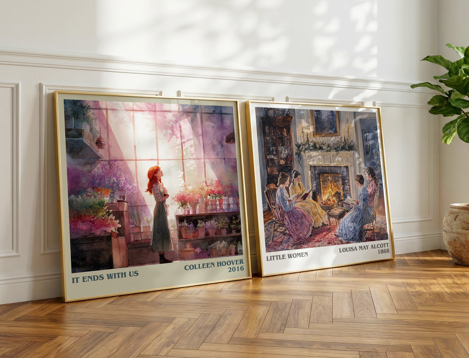 It Ends with Us book poster packaging – museum-quality print rolled in protective tube