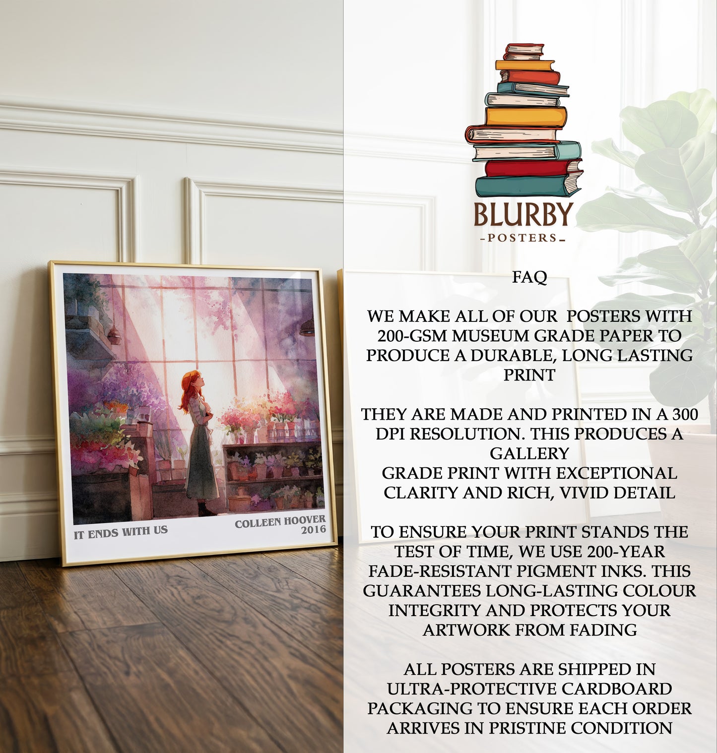 It Ends with Us Literary Art Print by Colleen Hoover
