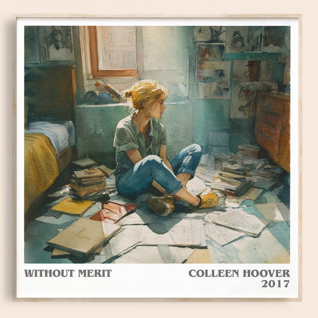 Without Merit Literary Art Print by Colleen Hoover