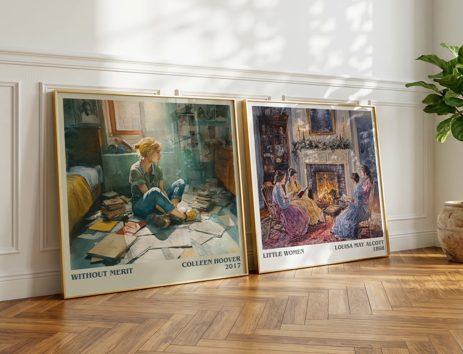 Without Merit book poster packaging – museum-quality print rolled in protective tube