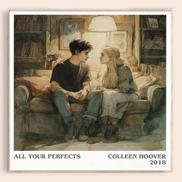 All Your Perfects Literary Art Print by Colleen Hoover