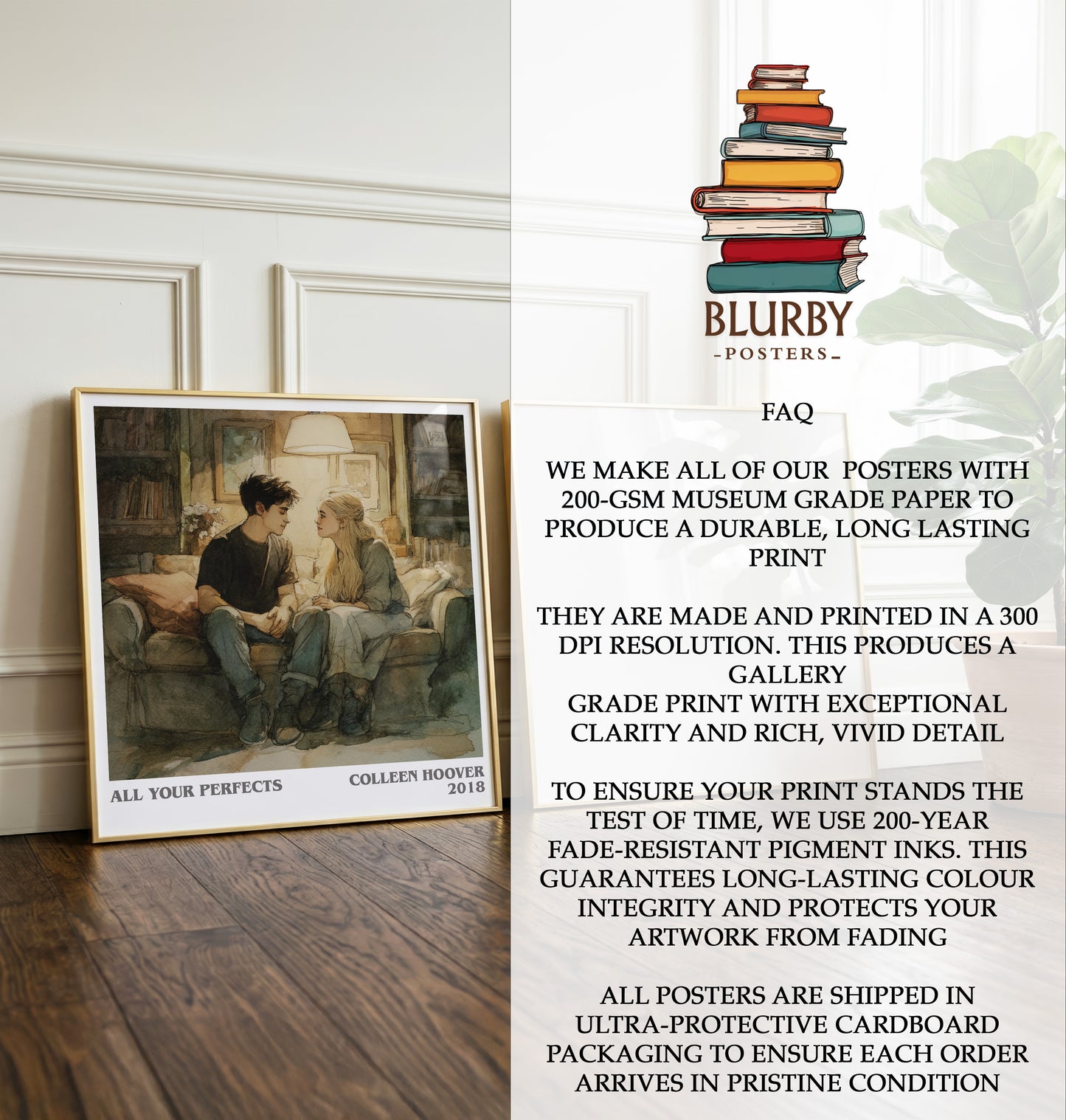 All Your Perfects Literary Art Print by Colleen Hoover