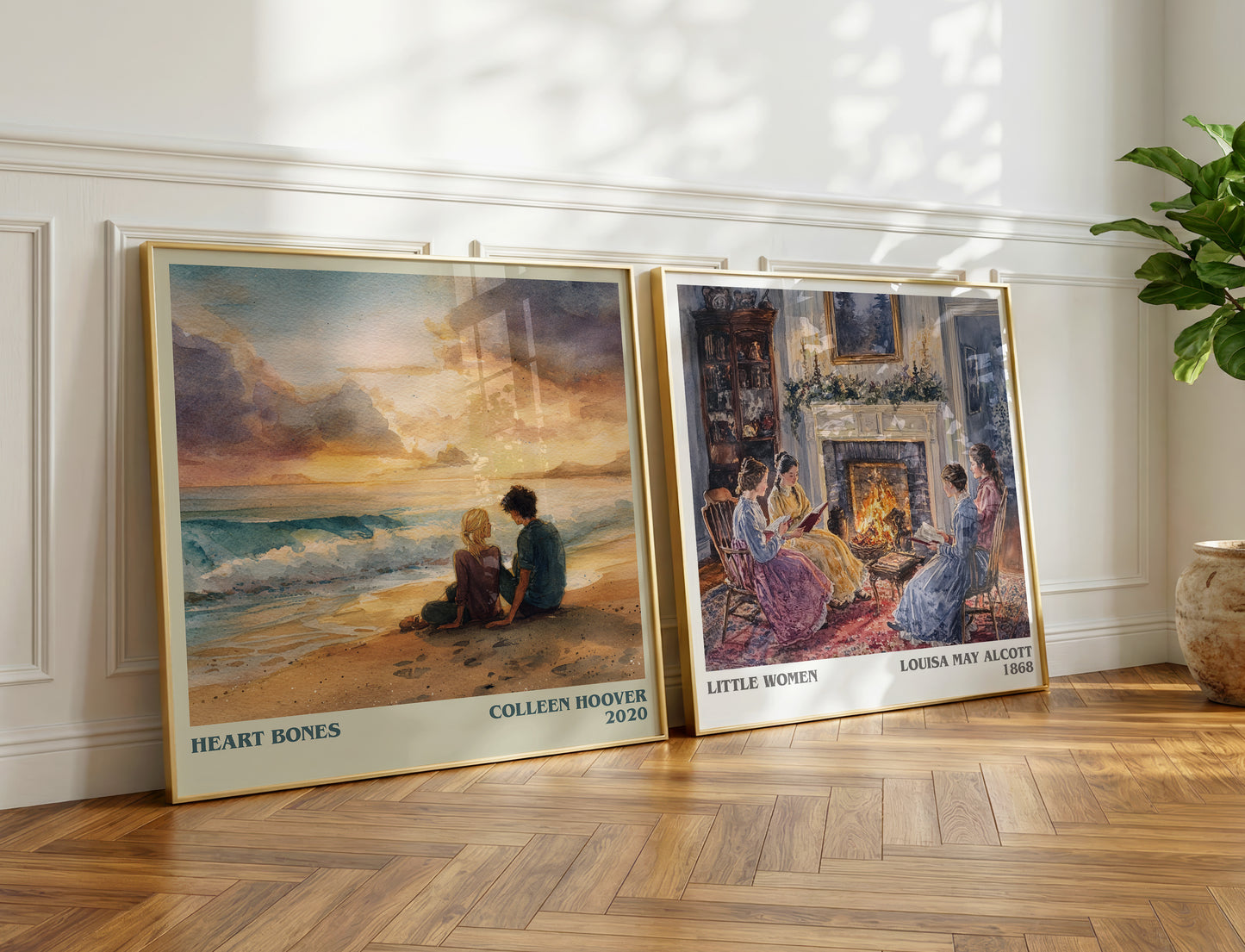 Heart Bones book poster packaging – museum-quality print rolled in protective tube