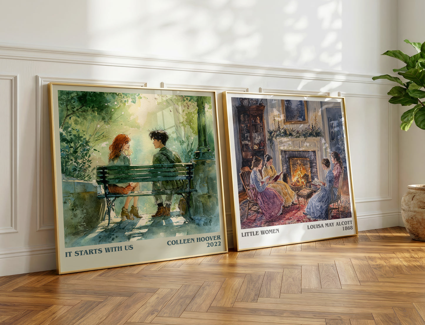 It Starts With Us book poster packaging – museum-quality print rolled in protective tube