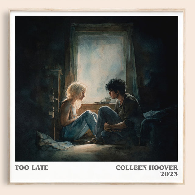 Too late Literary Art Print by Colleen Hoover