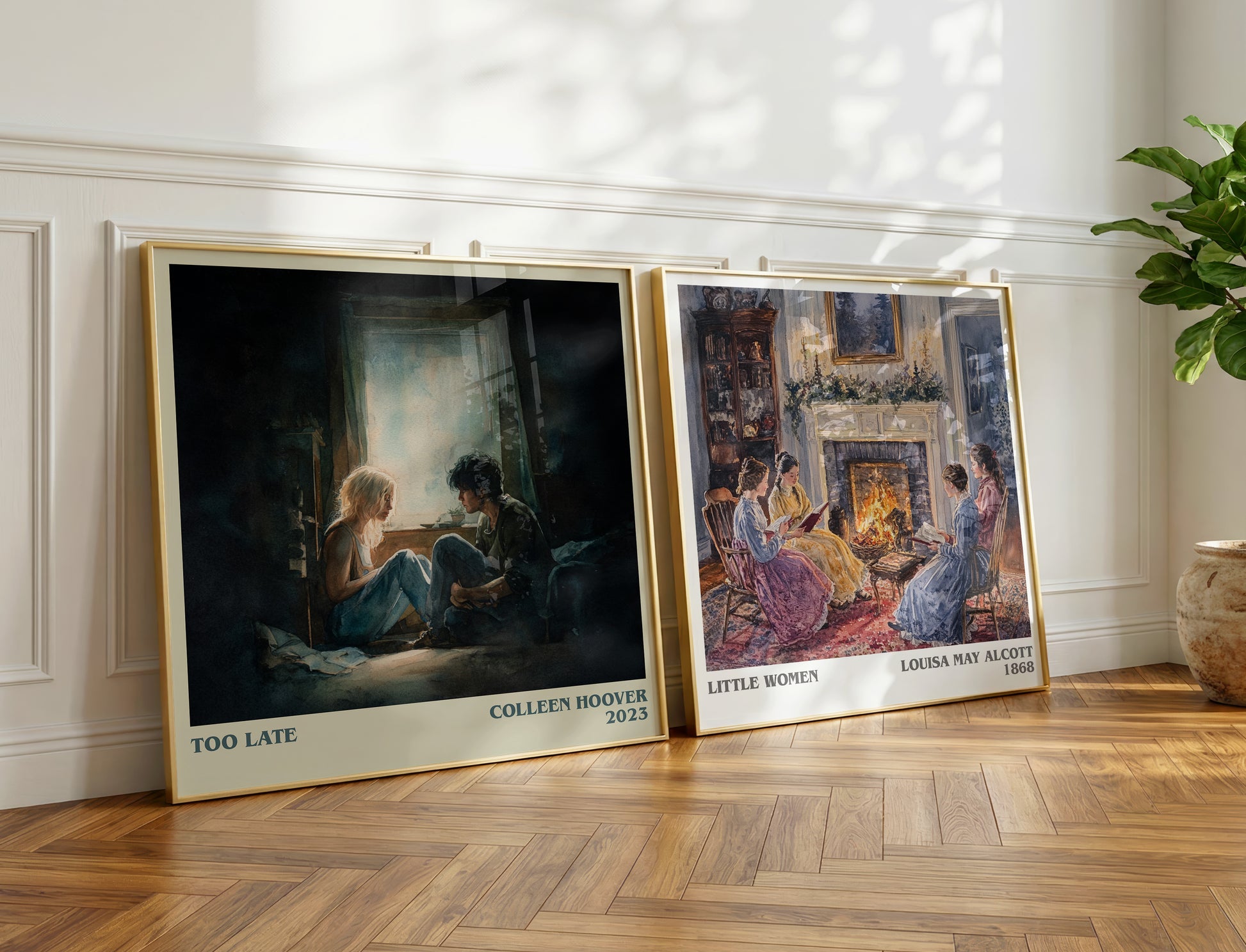 Too late book poster packaging – museum-quality print rolled in protective tube
