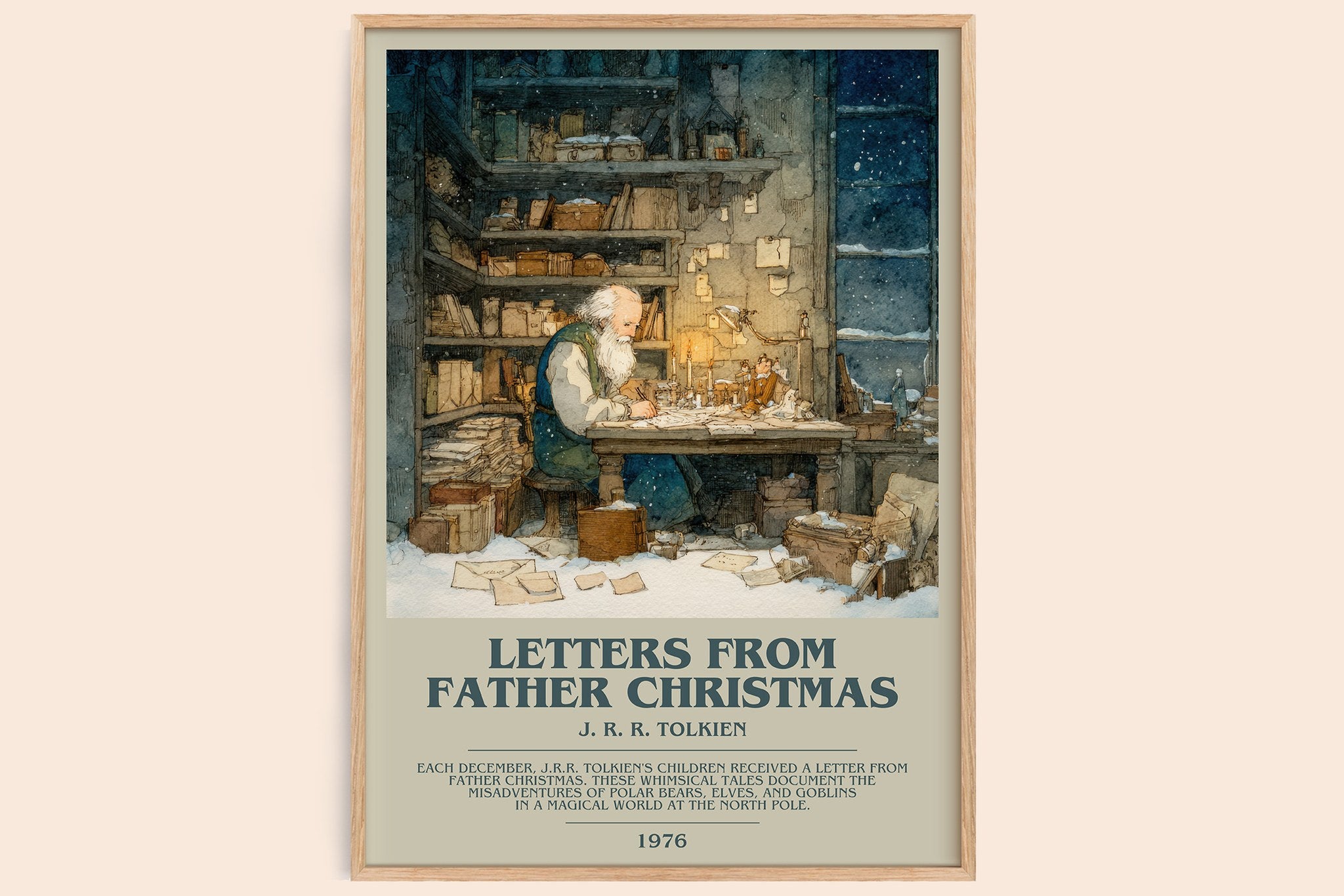 Letters from Father Christmas Bookish Wall Art by J. R. R. Tolkien