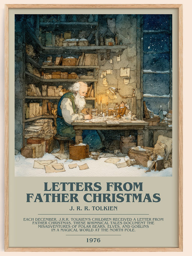 Letters from Father Christmas Bookish Wall Art by J. R. R. Tolkien