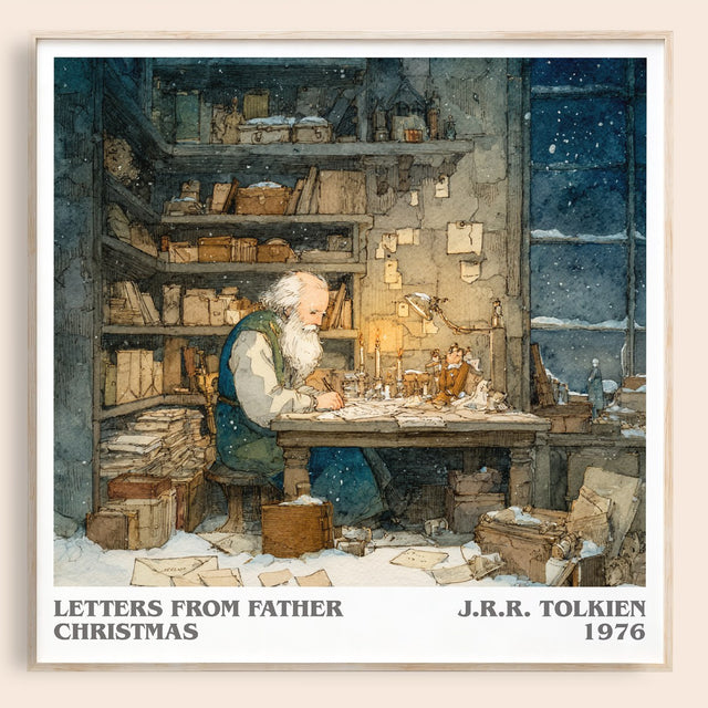 Letters from Father Christmas Literary Art Print by J. R. R. Tolkien