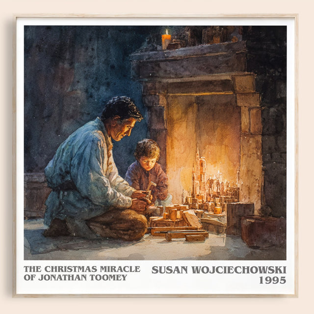 Christmas Miracle of Jonathan Toomey Literary Art Print – S.