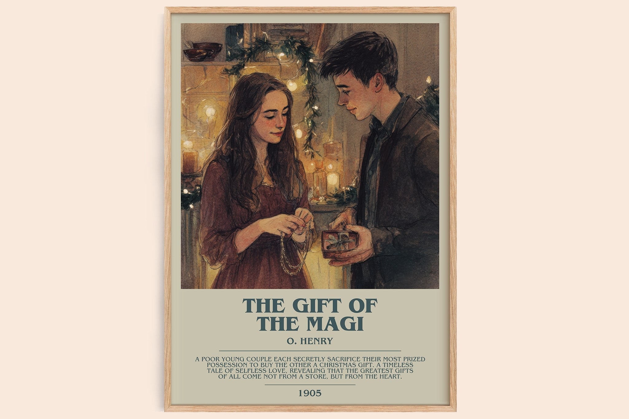 The Gift Of The Magi Bookish Wall Art by O. Henry
