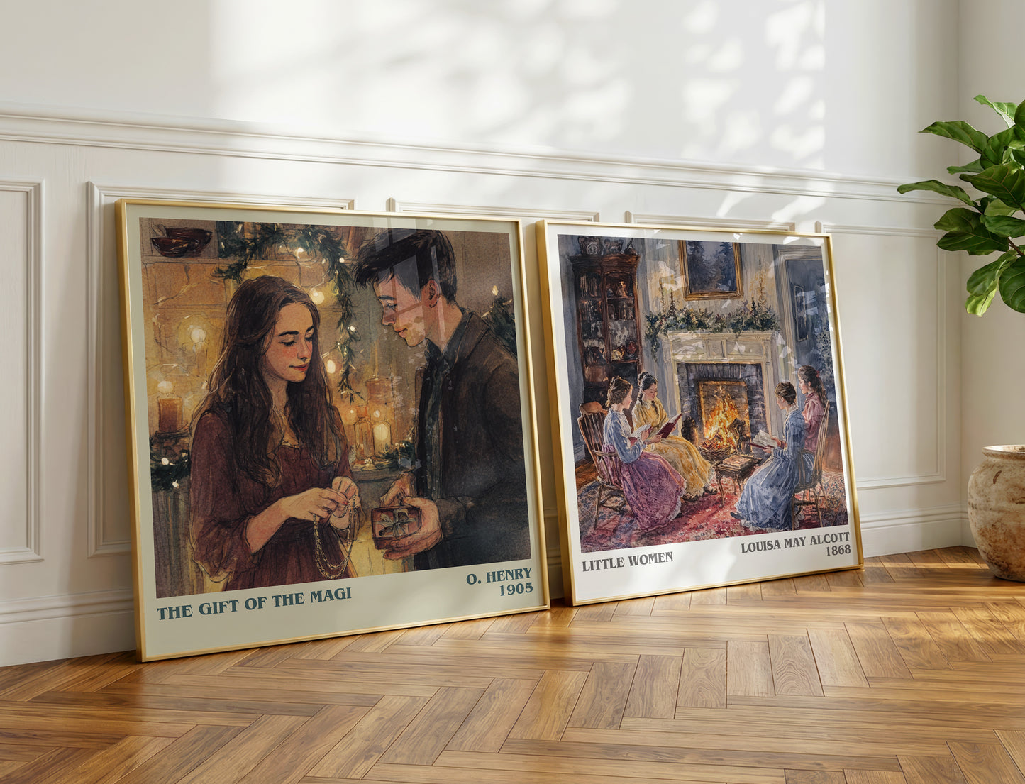 The Gift Of The Magi book poster packaging – museum-quality print rolled in protective tube