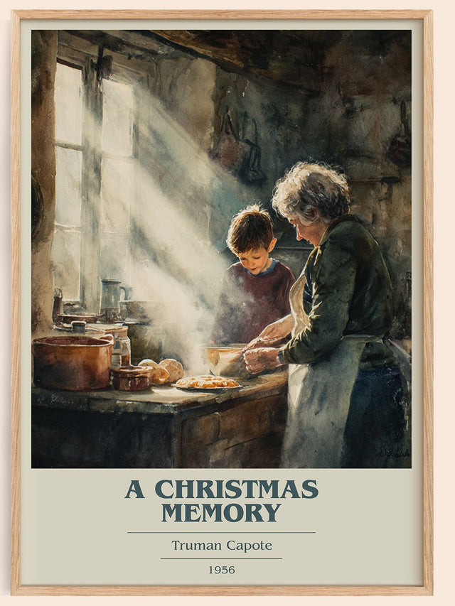 A Christmas Memory Book Cover Poster by Truman Capote