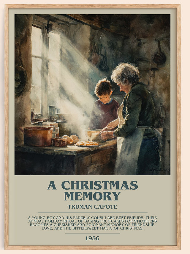 A Christmas Memory Bookish Wall Art by Truman Capote