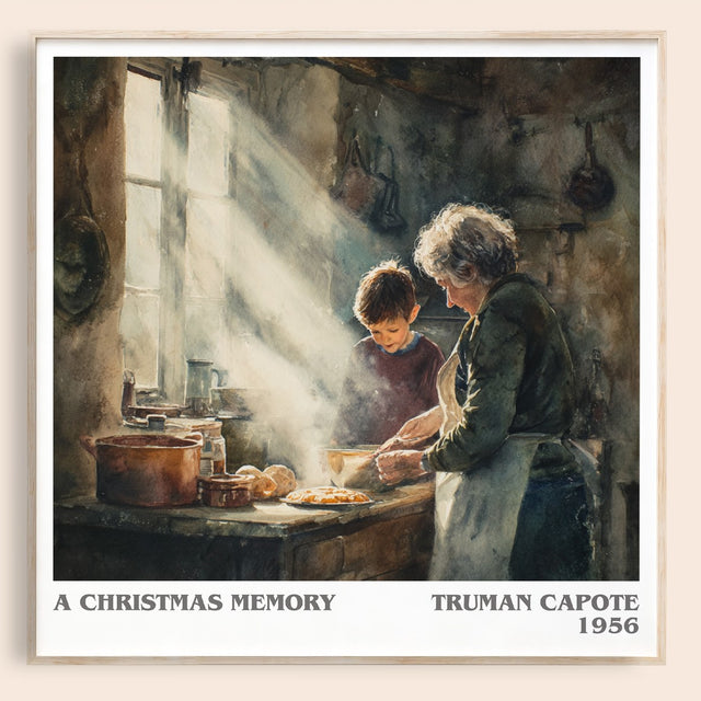 A Christmas Memory Literary Art Print by Truman Capote
