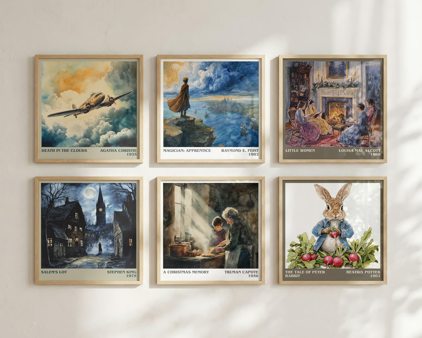 A Christmas Memory literary book poster framed on wall – literary fiction wall art
