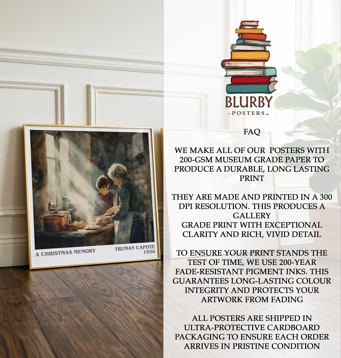 A Christmas Memory Literary Art Print by Truman Capote