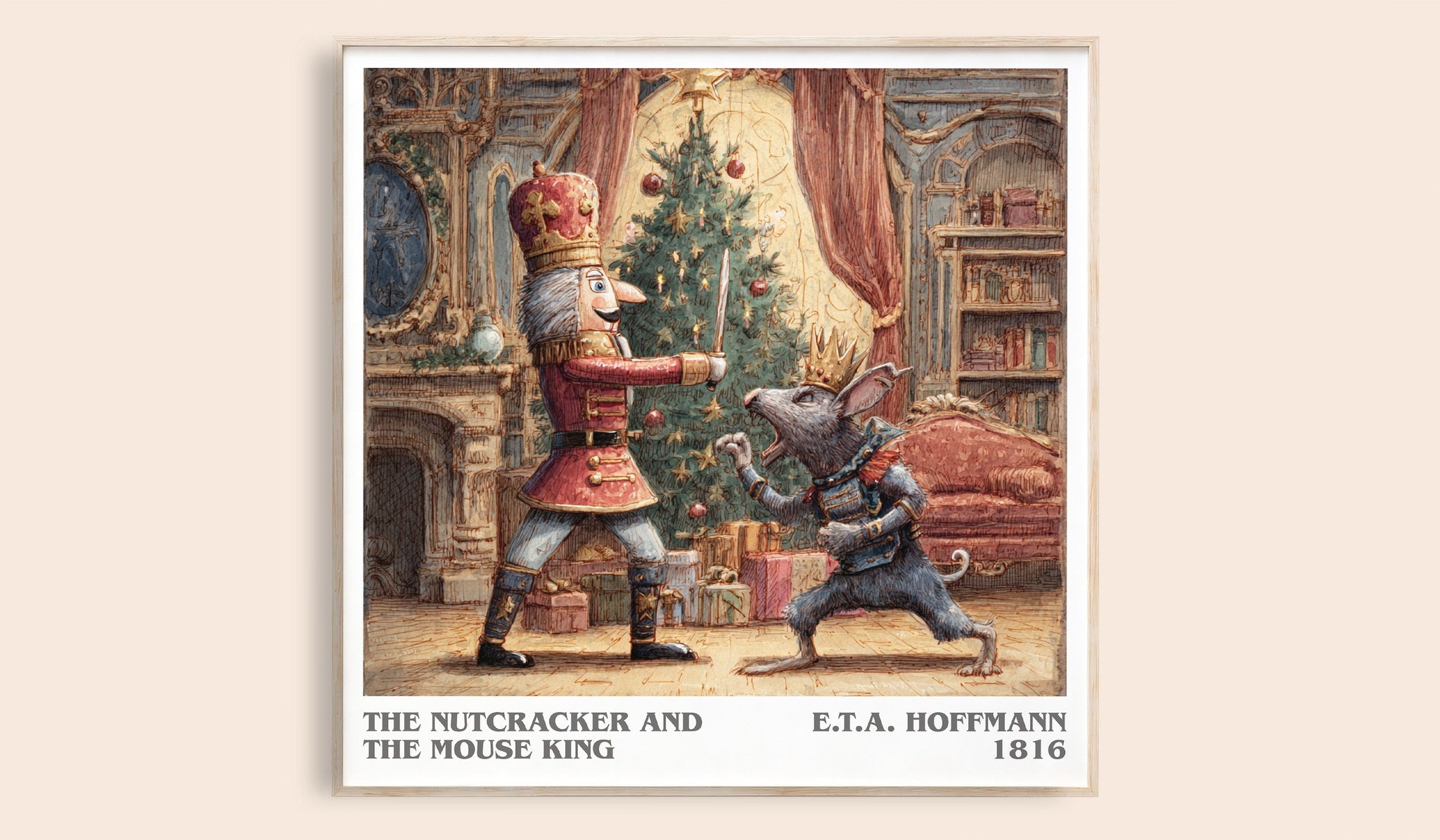 Nutcracker and the Mouse King Literary Art Print by E. T. A. Hoffmann
