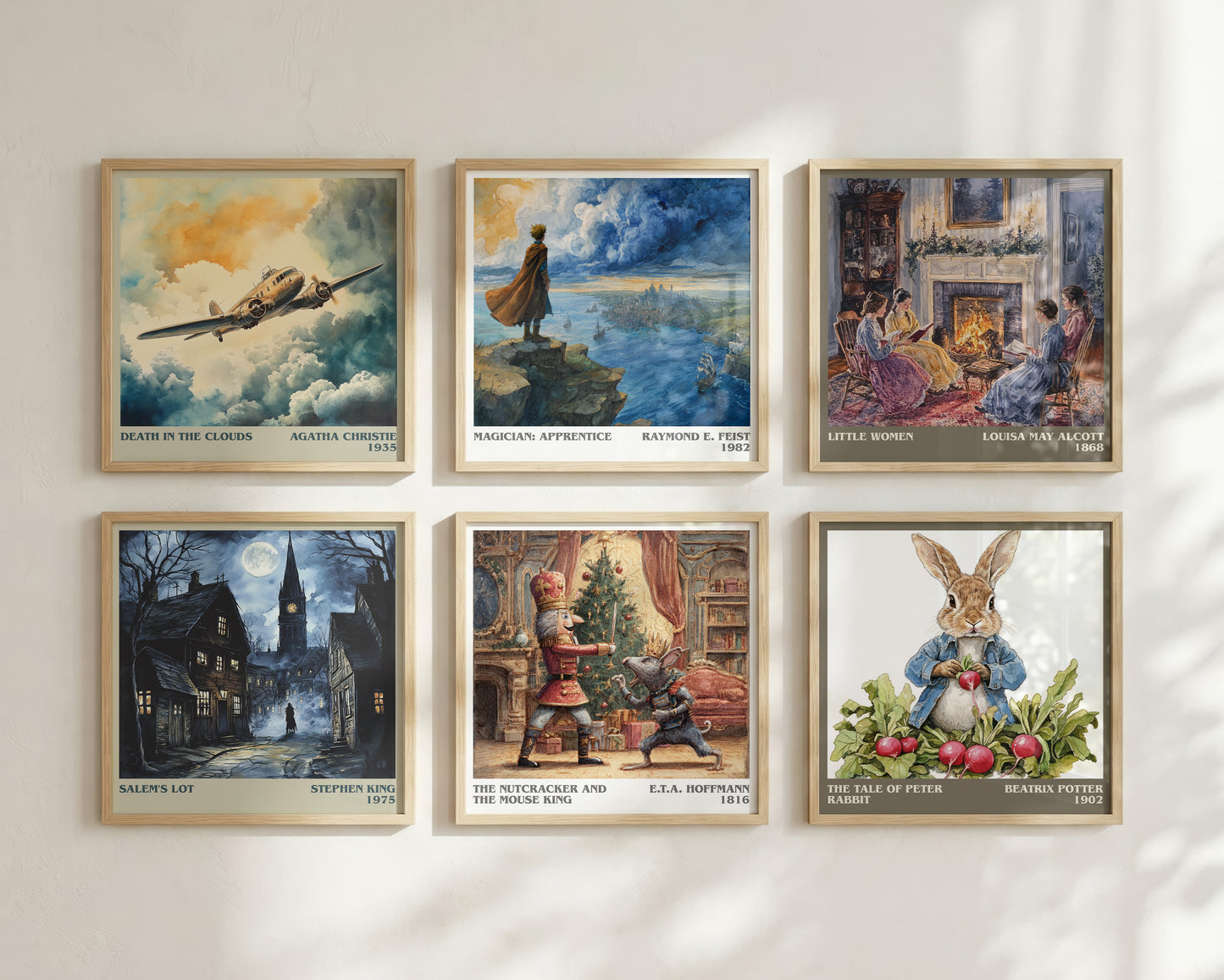 Nutcracker and the Mouse King literary book poster framed on wall – childrens wall art