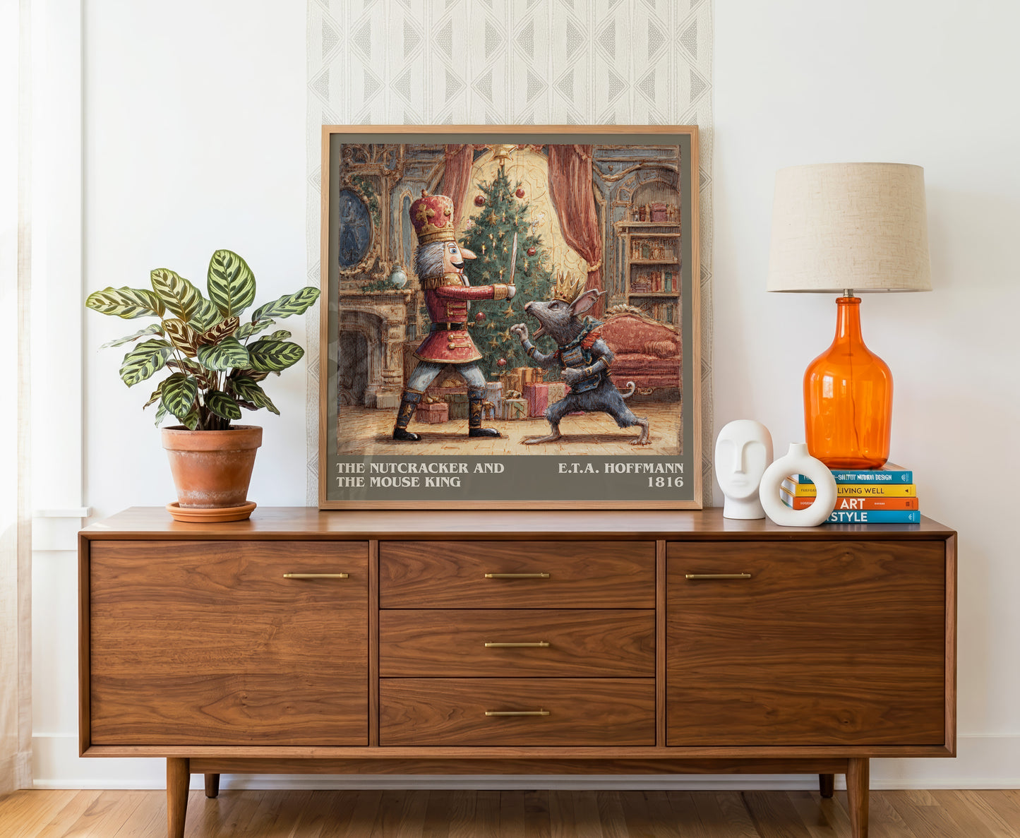 Nutcracker and the Mouse King literary literary print detail – E. T. A. Hoffmann book art
