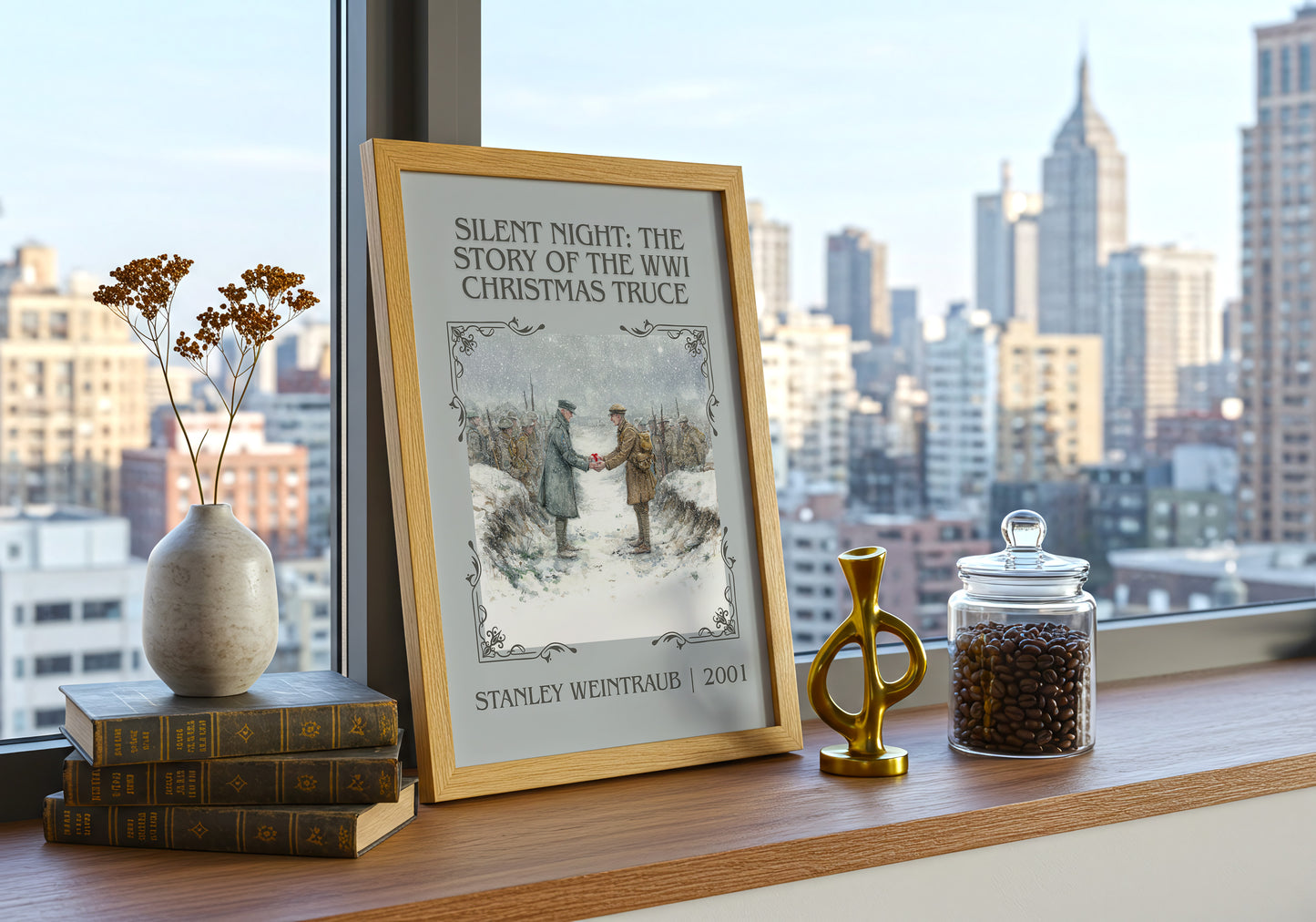 Silent Night: The Story of the World War I Christmas Truce classic book art print paper finish options – matte satin gloss
