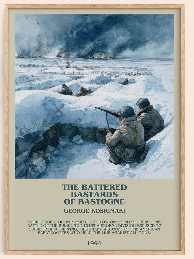 The Battered Bastards Of Bastogne Bookish Wall Art by George Koskimaki
