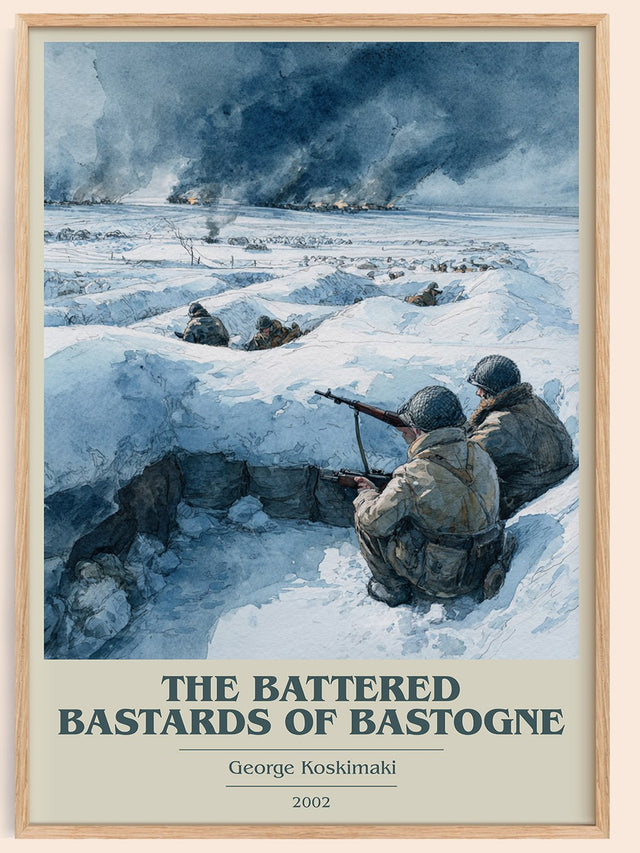Battered Bastards Of Bastogne Book Cover Poster by George Koskimaki