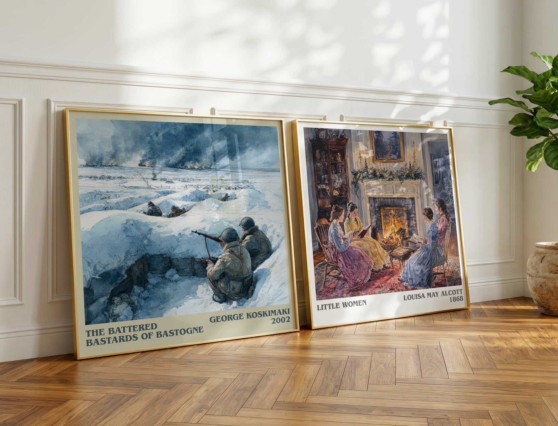 The Battered Bastards Of Bastogne book poster packaging – museum-quality print rolled in protective tube