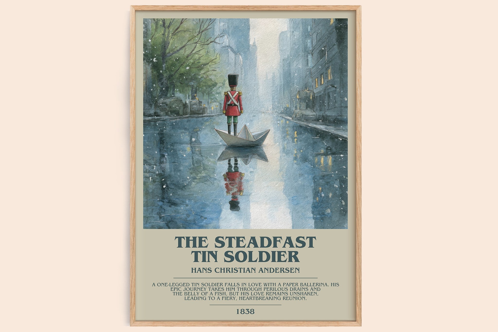 The Steadfast Tin Soldier Bookish Wall Art by Hans Christian Andersen